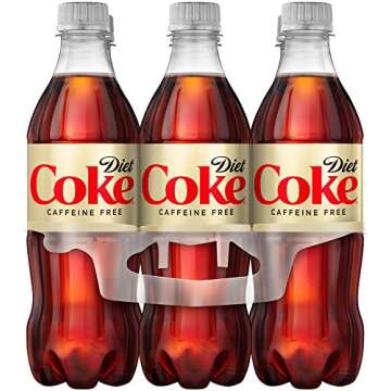 Diet Coke Caffeine Free Soda Soft Drink, 16.9 fl oz, 12 Pack