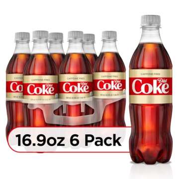 Diet Coke Caffeine Free Soda Soft Drink, 16.9 fl oz, 12 Pack