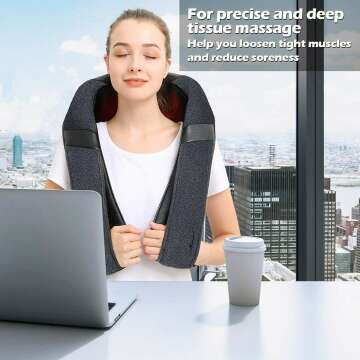 Shiatsu Back Massager for Neck & Shoulder Relief