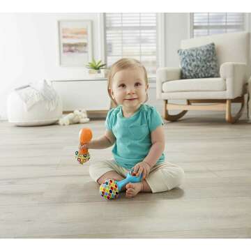 Fisher-Price Newborn Maracas Set - Fun and Safe