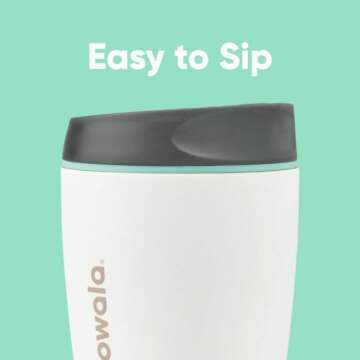 Insulated 10 oz Coffee Tumbler - BPA Free Gray