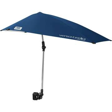 Sport-Brella Versa-Brella SPF 50+ Adjustable Umbrella with Universal Clamp