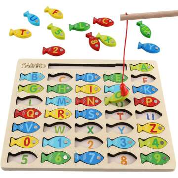 Wooden Fishing Game Toy