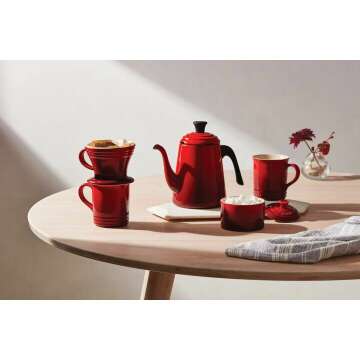 Le Creuset 14 oz Vancouver Mug in Cerise Color