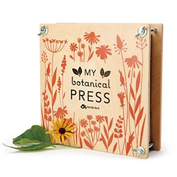 Tender Leaf Toys - My Botanical Press - 8.3 x 8.3 Inch 10 Layers Flower Press, DIY Dried and Preserved Flowers and Leaves, Plants Art & Crafts kit - Age 3+