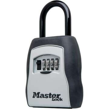 Master Lock Key Lock Box for House Key, Real Estate Key Box Holds 5 Keys