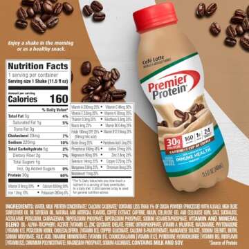 Premier Protein Shake Café Latte - 30g Protein