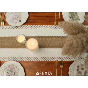 FEXIA Boho Table Runner- for Thanksgiving