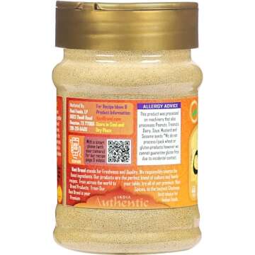 Rani Chat Masala (14 Spice Seasoning Salt) Tangy Indian Seasoning 4.5oz (127.5g) PET Jar ~ All Natural | No MSG | Vegan | No Colors | Gluten Friendly | NON-GMO | Kosher | Indian Origin