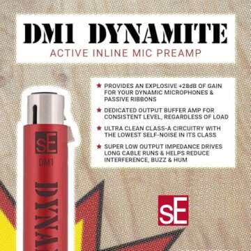 SE ELECTRONICS - Dynamite Active in-Line Preamp