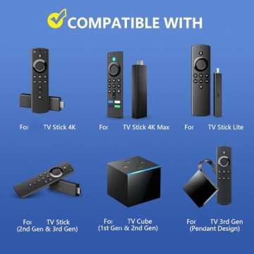 Voice Remote for Fire Stick & TV Replacement