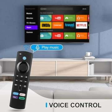 Voice Remote for Fire Stick & TV Replacement