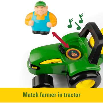 Musical Tractor Hayride with Farmer Toy & Animals