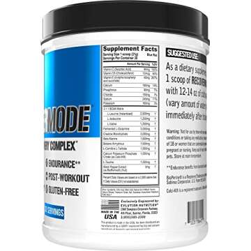 Evlution Nutrition Recover Mode: Ultimate Post-Workout BCAA Supplement