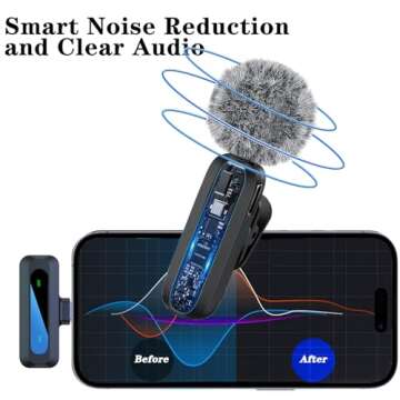 ABYLFE Wireless Lavalier Microphone for Creators