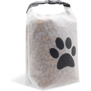 Rezip Pet Food Storage Bag (14-Cup) - BPA-Free, Safe & Eco-Friendly