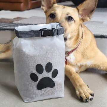 Rezip Pet Food Storage Bag 14-Cups BPA-Free & Safe