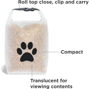 Rezip Pet Food Storage Bag 14-Cups BPA-Free & Safe