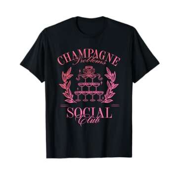 Champagne Problems Social Club Apparel T-Shirt