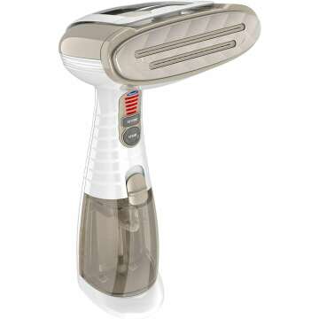 Conair Handheld Garment Steamer for Clothes, Turbo ExtremeSteam 1875W, Portable Handheld Design, Strong Penetrating Steam