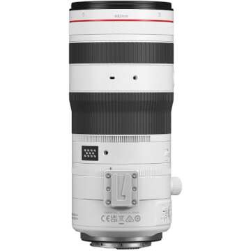 Canon RF 70-200mm f/2.8 L is USM Z Lens (6594C002) (White) Zoom Mirrorless Lens for Events, Photojournalism, Studio Work + Filter Kit + Cap Keeper + More (Renewed)