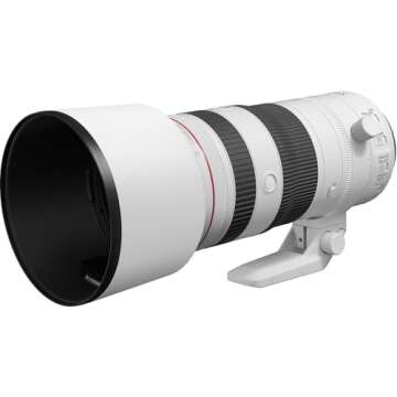 Canon RF 70-200mm f/2.8 L is USM Z Lens (6594C002) (White) Zoom Mirrorless Lens for Events, Photojournalism, Studio Work + Filter Kit + Cap Keeper + More (Renewed)