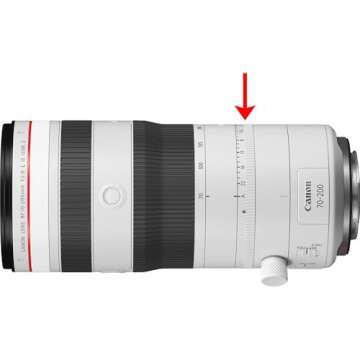 Canon RF 70-200mm f/2.8 L is USM Z Lens (6594C002) (White) Zoom Mirrorless Lens for Events, Photojournalism, Studio Work + Filter Kit + Cap Keeper + More (Renewed)