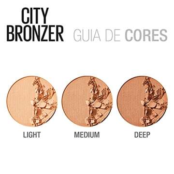 Maybelline New York City Bronzer Powder Makeup, Bronzer and Contour Powder, 200, 0.32 oz.