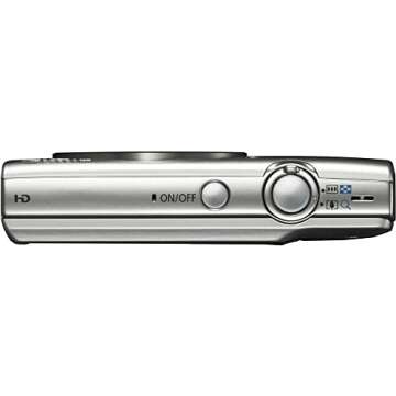 Canon PowerShot ELPH 180 Digital Camera (Silver) (1093C001), 32GB Card, NB11L Battery, Case, Charger, Card Reader, Corel Photo Software, Flex Tripod, Cleaning Kit, USB Cable (Renewed)