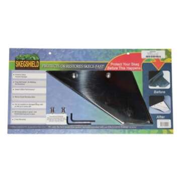 Gator Guards Outboard SkegShield Skeg Guard - Mercury/Mariner - Protection Against Reef, Rock and Ramp Damage - DIY Installation, Custom Fit - Drainage Hole Prevents Corrosion - USA Made - SS00505