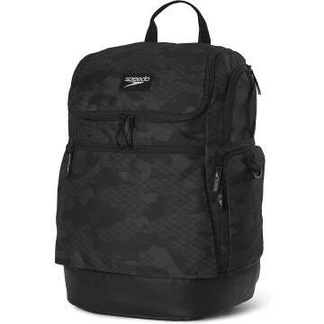 Speedo Large Teamster 35L Backpack - Camo Boom Black, One Size