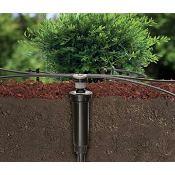 Rain Bird CNV182EMS Drip Irrigation Sprinkler Conversion Kit, 1800 Series Pop-Up to 6 Drip Emitters with 1/4" Tubing (Pack of 2)