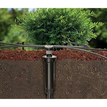 Rain Bird CNV182EMS Drip Irrigation Sprinkler Conversion Kit, 1800 Series Pop-Up to 6 Drip Emitters with 1/4" Tubing (Pack of 2)