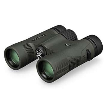 Vortex Optics Diamondback HD 8x28 Binoculars - HD Optical System, Non-slip Grip, Waterproof, Fogproof, Shockproof, Included Carry Case - Unlimited, Unconditional Warranty