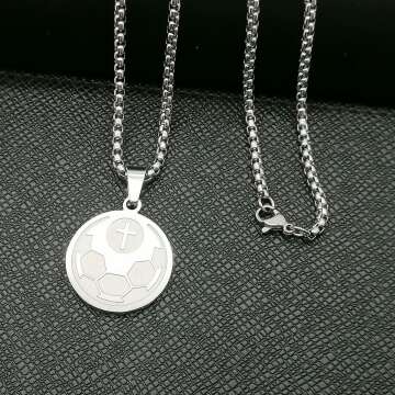 Stainless Steel Athletes Necklace - Inspiring Sports Gift