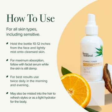 InstaNatural Vitamin C Facial Toner for Anti Aging