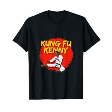 Funny Rap Concert Gift T-Shirt Kung Fu Kenny Fighting Gift T-Shirt