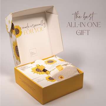 Sunflower Gifts for Women - 10pc Custom Gift Box