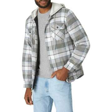 Men's Quilted Flannel Jacket