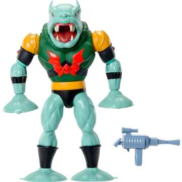 Masters of the Universe Origins Action Figure Leech Cartoon Collection, 5.5-inch 1980s TV Horde Life-Sucker, Detailed Design & Accessory