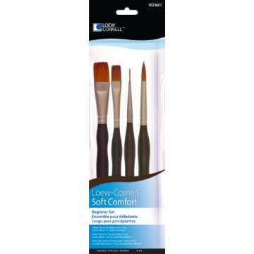 Loew-Cornell Soft Comfort Beginner Brush Set