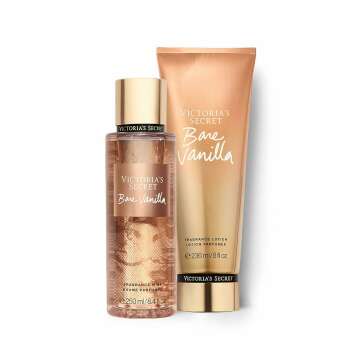 Victoria's Secret Bare Vanilla Mist & Lotion Set for Soft Skin