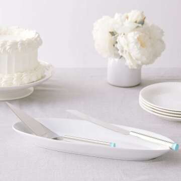 Kate Spade 2-Piece Dessert Serving Set: Knife & Server