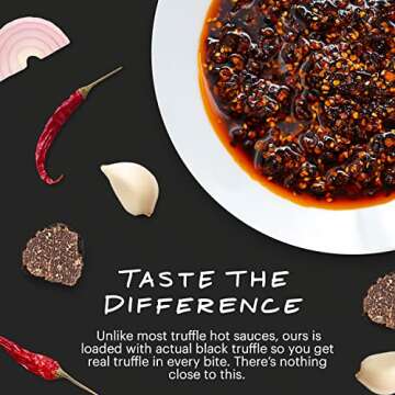 Momofuku Black Truffle Chili Crunch by David Chang, (5.5 Ounces), Chili Oil with Crunchy Garlic and Shallots, Spicy Chili Crisp with Real Truffle for Cooking as Sauce or Topping (Packaging May Vary)