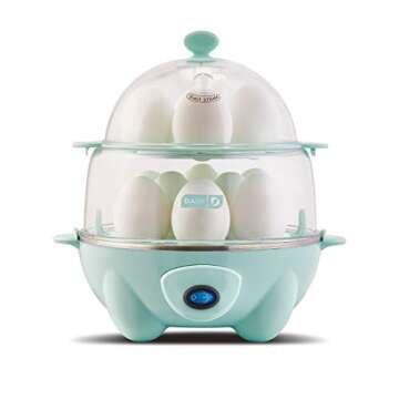 DASH Deluxe Egg Cooker & Mini Maker for Waffles & Hash Browns