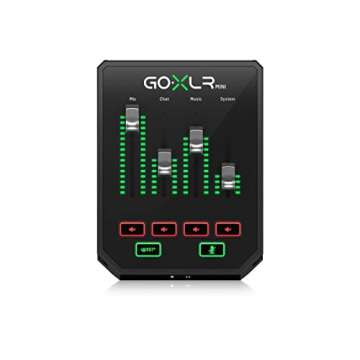 GoXLR MINI: Ultra-Compact Broadcast Mixer & USB Interface