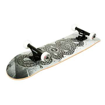 MINORITY 32inch Maple Skateboard|Trick Skateboard for Beginners, Intermediate and Pros (Snake)