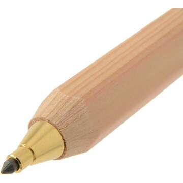 OHTO 2.0mm Mechanical Pencil with Eraser - Natural