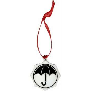 Fandom Emporium Umbrella Academy Double Sided Ornament Gift Christmas Tree Winter Holiday Fandom Teen Adult Present Fan Pendant Durable