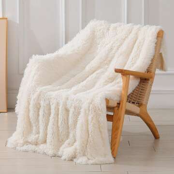 Soft Faux Fur Throw Blanket